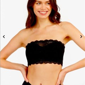 Spanx Bandeau Bra Black NWT